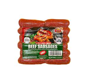 Beef sausage